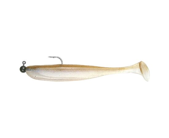 Силикон рыболовный Keitech Easy Shiner 4" (7 шт/уп) 414 Green Pumpkin PP Shad (1551.15.20), изображение 6