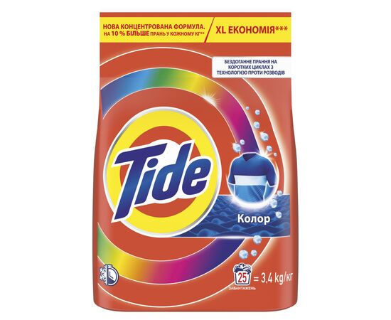 Стиральный порошок Tide Color 3.4 кг (8006530172257), изображение 2