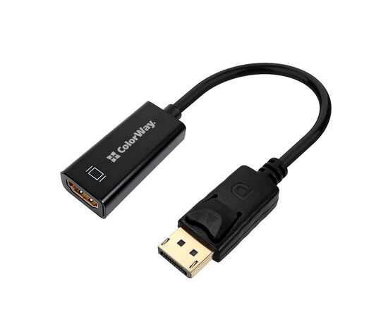 Перехідник HDMI F to DisplayPort M 4K30Hz black ColorWay (CW-AD-DPHD), зображення 2
