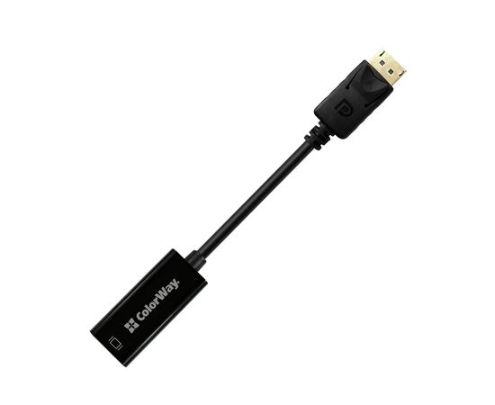 Перехідник HDMI F to DisplayPort M 4K30Hz black ColorWay (CW-AD-DPHD), зображення 3