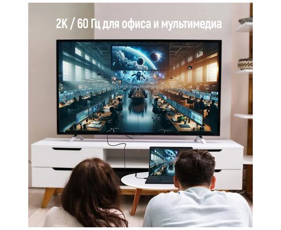 Перехідник HDMI F to DisplayPort M 4K30Hz black ColorWay (CW-AD-DPHD), зображення 9