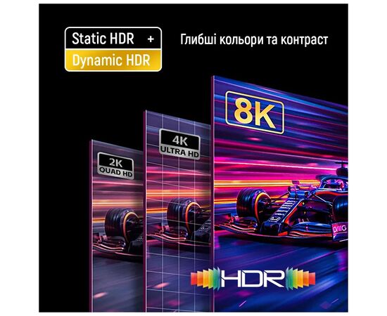 Кабель мультимедийный DisplayPort M to DisplayPort M 3.0m V1.4 8K black ColorWay (CW-CBDP094-BK), изображение 9