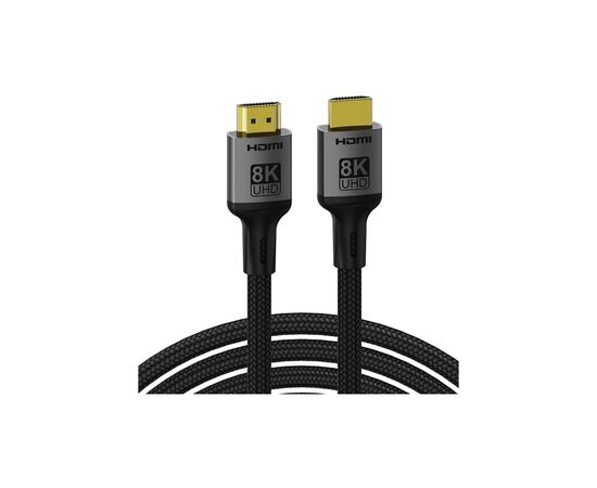 Кабель мультимедійний HDMI M to HDMI M 3.0m V2.1 8K black ColorWay (CW-CBHD089-BK), зображення 3