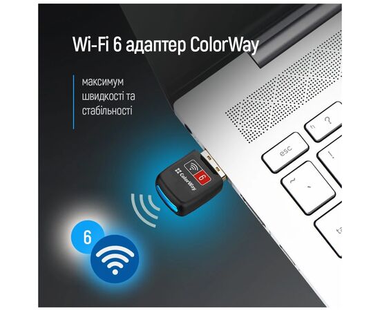 Мережева карта Wi-Fi ColorWay CW-AD-W1, зображення 7