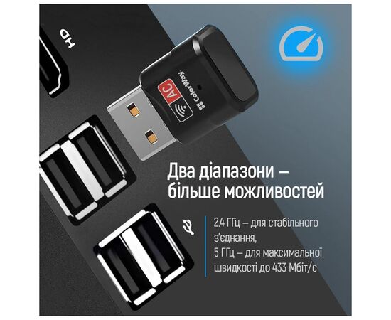 Мережева карта Wi-Fi ColorWay CW-AD-W2, зображення 8
