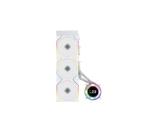Система жидкостного охлаждения Lian Li HydroShift II LCD-C 360 FANLESS White (G89.GHS2LCD36W.00), изображение 2