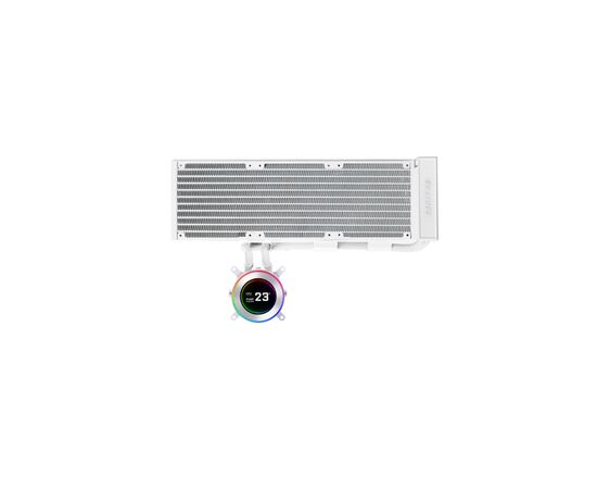Система жидкостного охлаждения Lian Li HydroShift II LCD-C 360 FANLESS White (G89.GHS2LCD36W.00), изображение 5