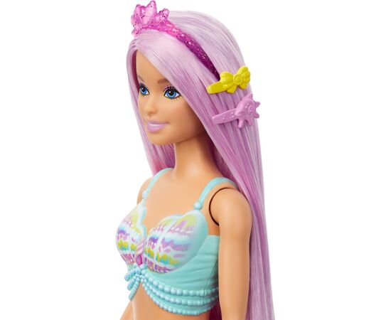 Кукла Barbie Русалочка Волшебные прически серии Фантастический мир (HRR00), изображение 3