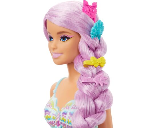 Кукла Barbie Русалочка Волшебные прически серии Фантастический мир (HRR00), изображение 4