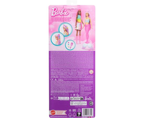 Кукла Barbie Русалочка Волшебные прически серии Фантастический мир (HRR00), изображение 7