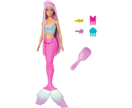 Кукла Barbie Русалочка Волшебные прически серии Фантастический мир (HRR00)