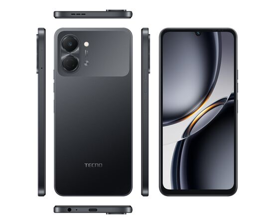 Мобильный телефон Tecno Spark Go 3 4/64Gb Ink Black (4894947105265), изображение 12