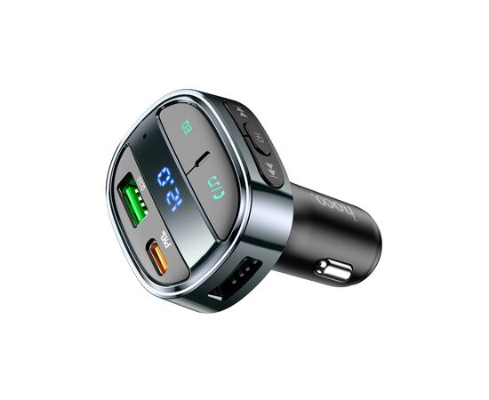 FM модулятор HOCO E70, Black, Box, изображение 3
