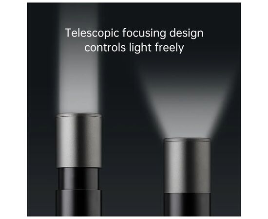 Фонарь NexTool Zoom Flashlight, 150 лм, алюмінієвий корпус (NE20162), изображение 5