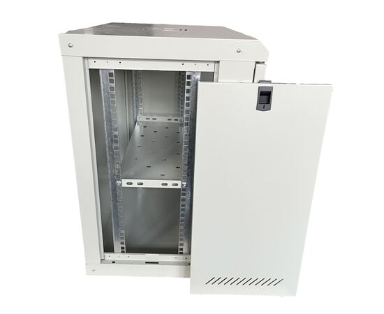 Шкаф настенный GEAR 12U 19" 530x400x600 мм, + полка 19", grey (GWMSN-12U-530-400G), изображение 3