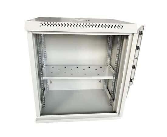 Шкаф настенный GEAR 12U 19" 600x450x650 мм, + полка 19", grey (GWMSN-12U-600-450G), изображение 4