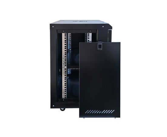 Шкаф настенный GEAR 15U 19" 600x600x750 мм, + полка 19", black (GWMSN-15U-600-600), изображение 2