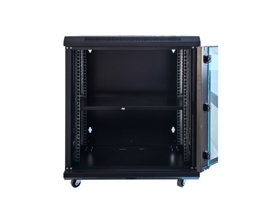 Шкаф настенный GEAR 15U 19" 600x600x750 мм, + полка 19", black (GWMSN-15U-600-600), изображение 4