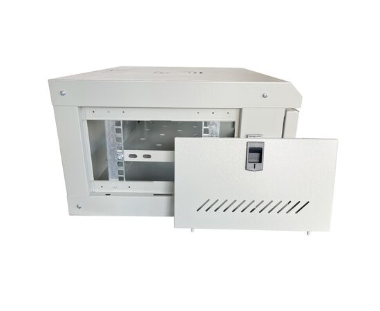 Шкаф настенный GEAR 4U 19" 600x600x240 мм, + полка 19", grey (GWMSN-4U-600-600G), изображение 4