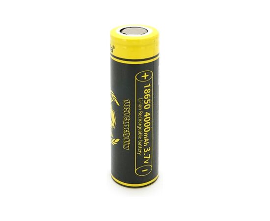Аккумулятор 18650 4000mah (3800-4000mah), 3.7V(2.75-4.2V) Liitokala (King-4000)