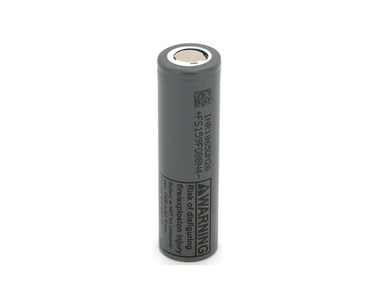 Аккумулятор 18650 2500mAh, 10A, 4.2/3.6/2.5V, Grey LG (INR18650M26)