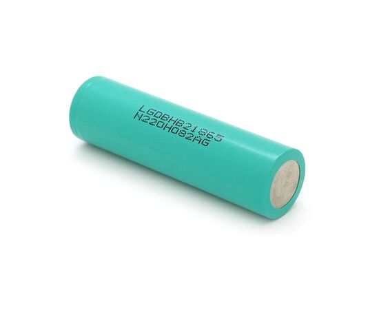Аккумулятор 18650 1300mAh, 30A, 4.2/3.7/2.5V, Green LG (LGDBHB21865), изображение 2