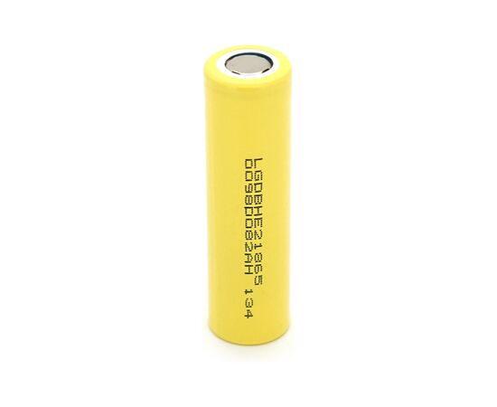 Аккумулятор 18650 1600mAh, 20A, 4.2/3.6/2.5V, Yellow LG (LGDBHE21865)