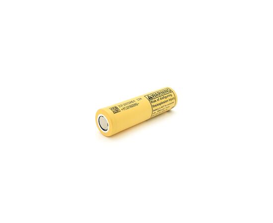 Аккумулятор 18650 2500mAh, 35A, 4.2/3.7/2.5V, Yellow LG (LGDBHE41865 (LG HE4)), изображение 2
