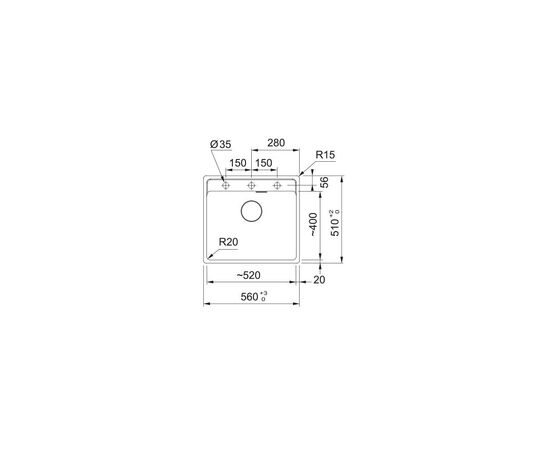 Мойка кухонная Franke Maris MRG 610-52 TL (114.0668.901), изображение 3