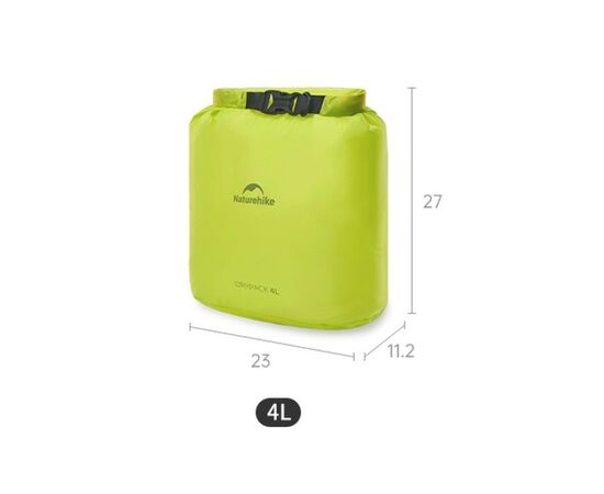 Гермомішок Naturehike CNK2550XB012, 4 л, білий (6977465868459), зображення 2