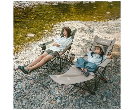 Крісло складане Naturehike CNK2550JJ023 Nightfall T05, сталь, оливкове (6977465865588), зображення 10