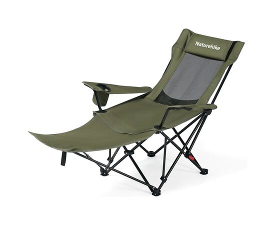 Крісло складане Naturehike CNK2550JJ023 Nightfall T05, сталь, оливкове (6977465865588)
