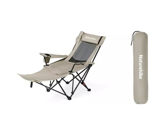 Крісло складане Naturehike CNK2550JJ023 Nightfall T05, сталь, хакі (6977465865700), зображення 2