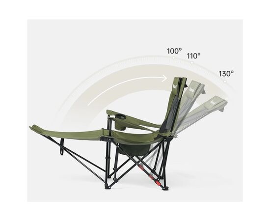 Крісло складане Naturehike CNK2550JJ023 Nightfall T05, сталь, хакі (6977465865700), зображення 3