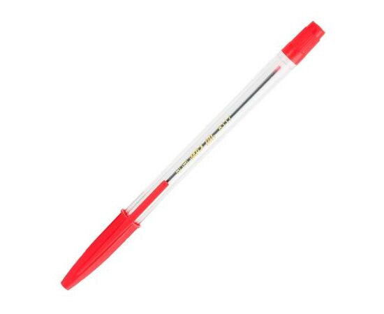 Ручка кулькова Buromax non-retractable JOBMAX Corvina, red (BM.8117-03)