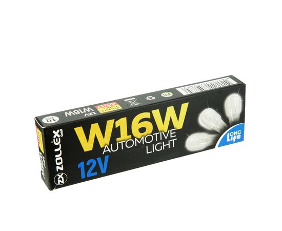 Автолампа Zollex W16W 12V, зображення 2