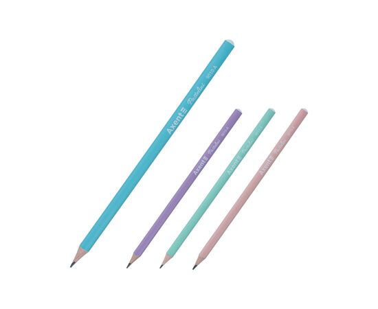 Олівець графітний Axent Pastelini тригранний, НВ (9010/36-A)