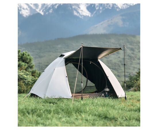 Палатка Naturehike Greek Style CNK2300ZP024 світло-кавовий (6977465866370), изображение 11