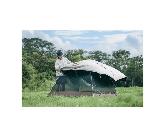 Намет Naturehike Greek Style CNK2300ZP024 світло-кавовий (6977465866356), зображення 12