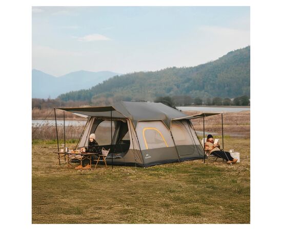 Намет Naturehike Cape 8.4 CNK2450WS050 з швидким розкриттям, сіро-коричневий (6927595770566), зображення 3