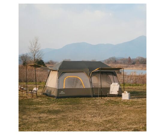 Намет Naturehike Cape 8.4 CNK2450WS050 з швидким розкриттям, сіро-коричневий (6927595770566), зображення 4