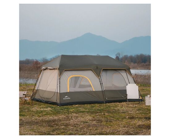 Намет Naturehike Cape 8.4 CNK2450WS050 з швидким розкриттям, сіро-коричневий (6927595770566), зображення 6