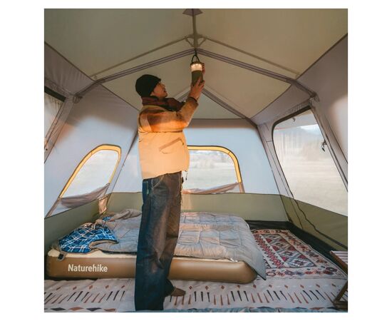 Намет Naturehike Cape 8.4 CNK2450WS050 з швидким розкриттям, сіро-коричневий (6927595770566), зображення 8