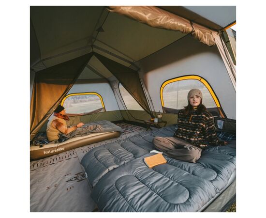 Намет Naturehike Cape 8.4 CNK2450WS050 з швидким розкриттям, сіро-коричневий (6927595770566), зображення 9