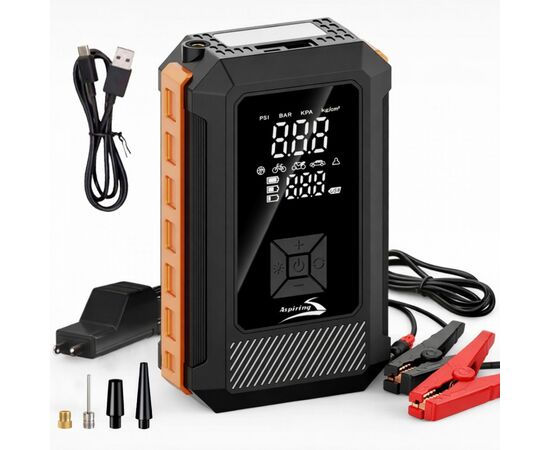 Пуско зарядное устройство Aspiring 10000mAh 1000A Jump 5 Power bank 3-in-1 with inflator (VTR-P5)