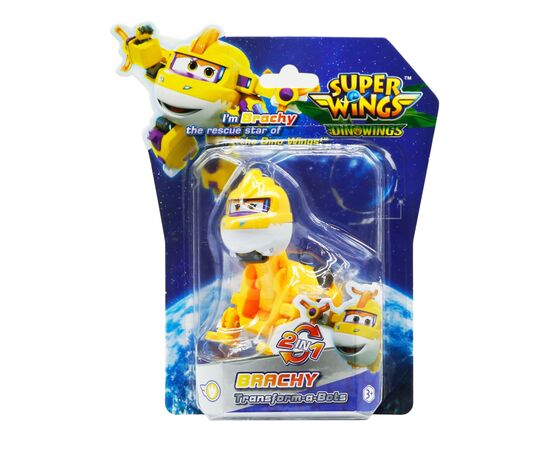 Фигурка Super Wings трансформер Transform-a-Bots Брахи (Brachy), 5см (YW790043), изображение 4