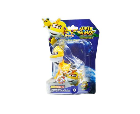 Фигурка Super Wings трансформер Transform-a-Bots Брахи (Brachy), 5см (YW790043), изображение 6