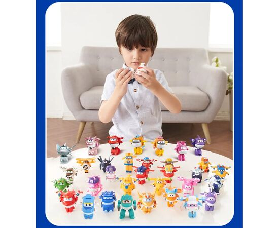 Фигурка Super Wings трансформер Transform-a-Bots Джетт (Jett) (EU780010), изображение 12