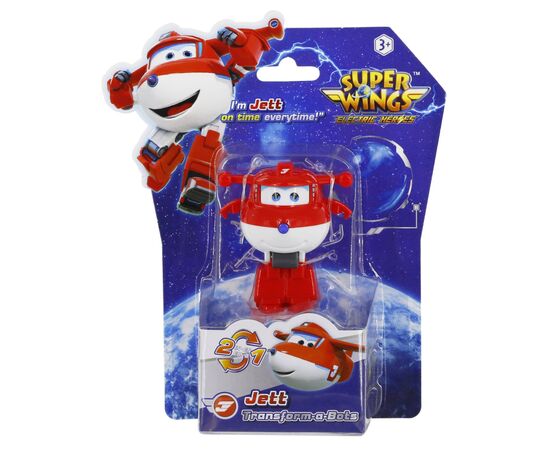 Фигурка Super Wings трансформер Transform-a-Bots Джетт (Jett) (EU780010), изображение 3