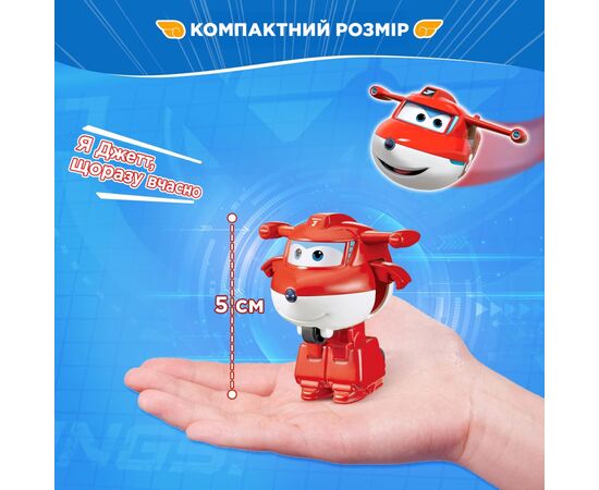 Фигурка Super Wings трансформер Transform-a-Bots Джетт (Jett) (EU780010), изображение 8